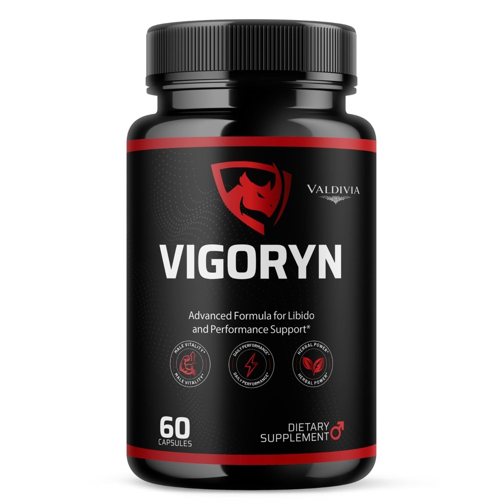 Valdivia Vigoryn Capsules - Official Vigoryn Supplement, Premium Formula, Natural Vitamins for Health & Wellness - 60 Capsules for 1 Month