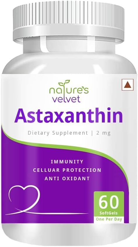 Pub Astaxanthine 2mg 60 Softgels Verpakking van 1