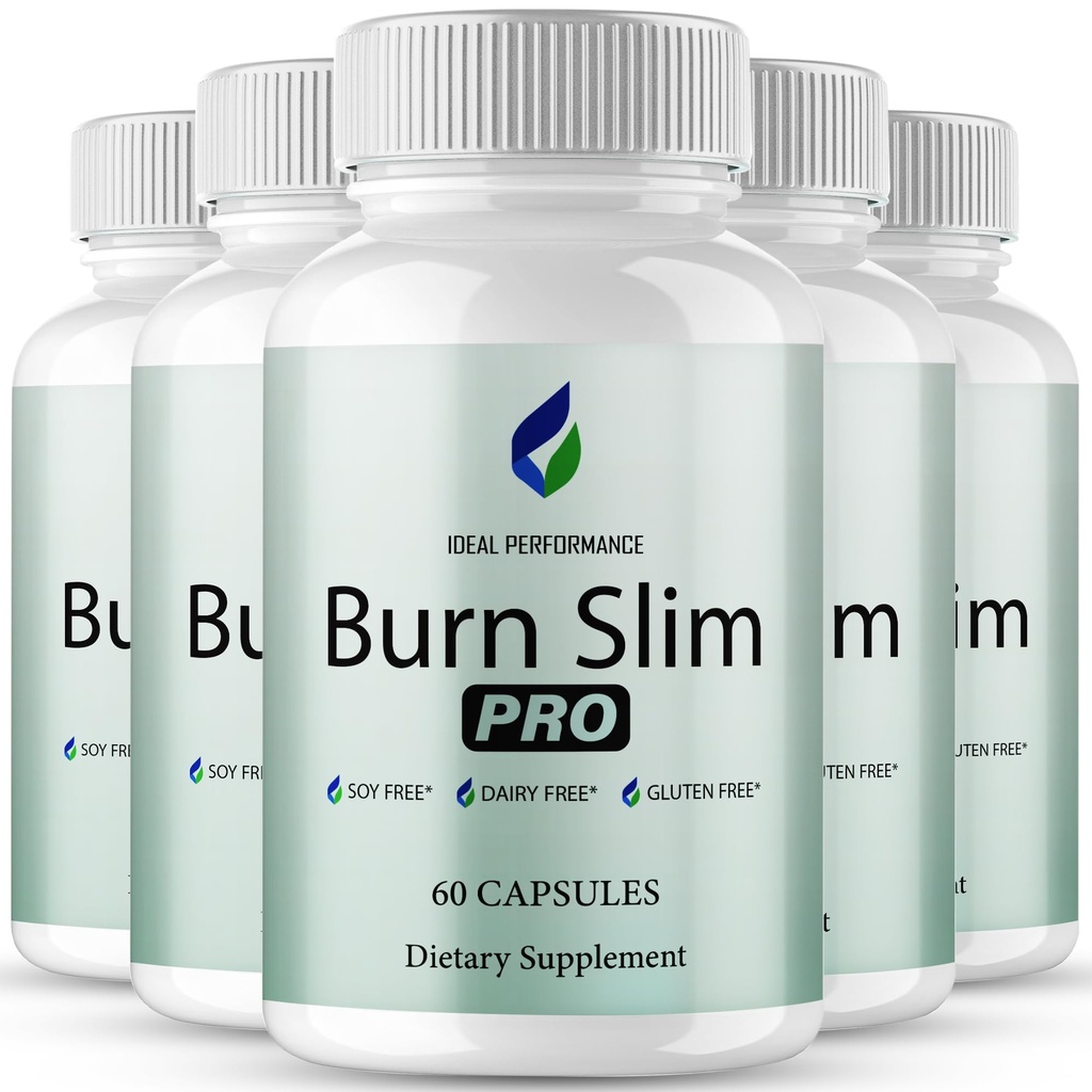 BurnSlim Gelatin, BurnSlim Capsules, Official BurnSlim Pills Pro, Maximum Strength, All Natural Keto Capsule to Sustain Active Lifestyle, Advanced Formula BurnSlimPro Reviews (5 Pack)