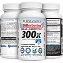 REVGENETICS Berberine Supplement 500mg, Dihydroberberine DHB Enteric Coated Capsules, Healthy Metabolism & AMPK Support, 6.7X Absorption, 1 Daily, Made in USA, 30 Ct, DiBerberine 300x