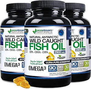 (Pack of 3 Wild Caught Omega 3 2900 Milligrammen. Nu met nog meer DPA-EPA-DHA