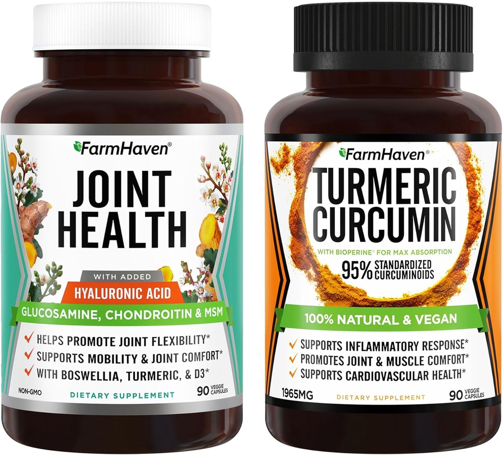 FarmHaven Kurkuma en Glucosamine Chondroitin