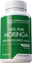 Moringa Capsules (60 telling) - Moringa Powder Capsules verpakt met essentiële vitamines en antioxidanten - Moringa Capsule for Brain Support - Moringa Leaf Capsules