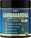 agobi Ashwagandha supplement capsules - 90 Tellingen voor 3-maand levering