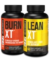Ge Jacked Factory Burn-XT Klinisch bestudeerde vetbrander en gewichtsverlies supplement - Eetbare Suppressant & Energy Booster (120 capsules) & Lean-XT Cafeïnevrije vetbrander (60 capsules)