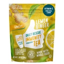 FlavCity Immunity Tea Powder - Ginger, Turmeric, & Lemon Herbal Tea for Immune Support - Non GMO & Sugar Free (30 Stick Packs)
