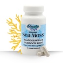 Ouderwetse Sea Moss Capsules - Sea Moss with Burdockroot & Bladderwrack - Superfood Supplement - 60 Vegan Capsules - 30 Day Supply - Doseer 2 a Day - 1400 mg