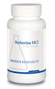 Recherche en biotique Berberine HCl, Supplément botanique berbère 500mg par portion - Soutient la santé cardiaque, système immunitaire, GI santé, cholestérol sain, sans gluten - 90 capsules