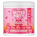 Better Booty Women's Creatine Monohydrate Powder Glute Builder, 5g Vegan Creatina w. Collagen, Glutamine, BCAAs & Hydration Blend for Recovery, Energy, Drink Mix, Unflavored (125g, 1-Pack)