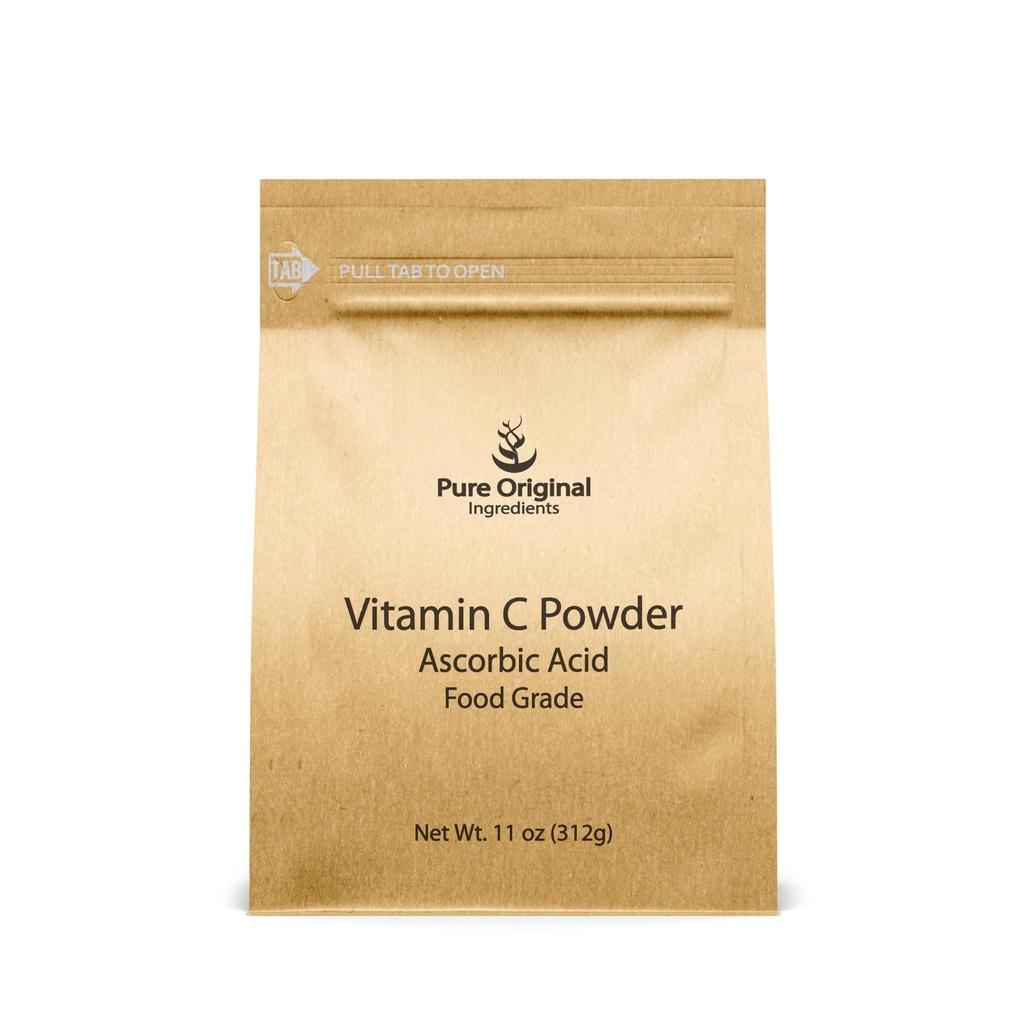 PURE ORIGINEEL INGREDIËNTEN Vitamine C Poeder, 11 oz, ascorbinezuur