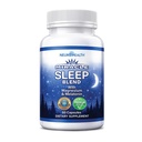 Miracle Sleep Blend | Natural Sleep Supplement with Magnesium, Melatonin and Ashwagandha, 60 Capsules Herbal Blend | Vegetarian | Non-Habit Forming / 5 HTTP/Chamomile 9 (1 Bottle)