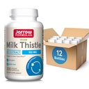 Jarrow Formulas Milk Thistle 150 mg Met 30:1 Gestandaardiseerde Silymarin Extract, Dieetsupplement voor leverfunctie ondersteuning, 200 Veggie Capsules, 66-200 Dagvoorziening, 12 Packs