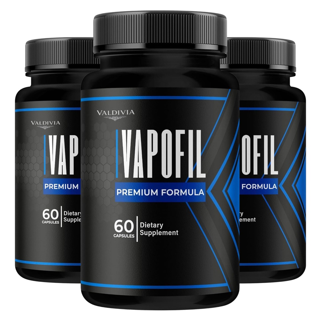 Vapofil Capsules - Official Vapofil Pills Advanced Premium Supplement Support - Maximum Strength, All Natural Vapofil Vitamin for Overall Health & Wellness Reviews, 180 Capsules for 3 Months