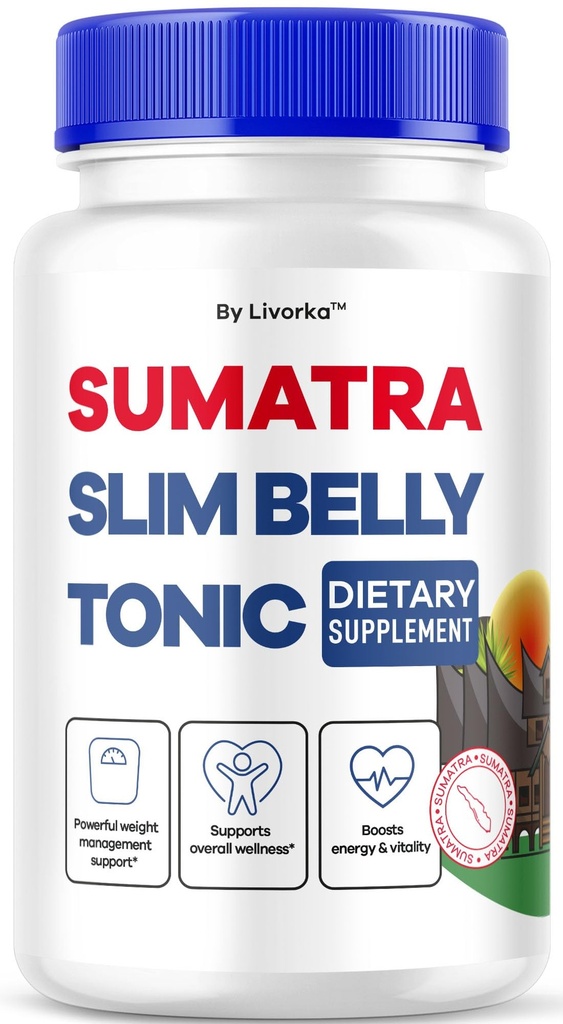 Sumatra Slim Belly Tonic - Sumatra Slim Belly Capsules, Sumatra Slim Belly Tonic Dietary Supplement Support Pills - All Natural, Sumatraslim Advanced Formula Reviews, 60 Capsules for 1 Month