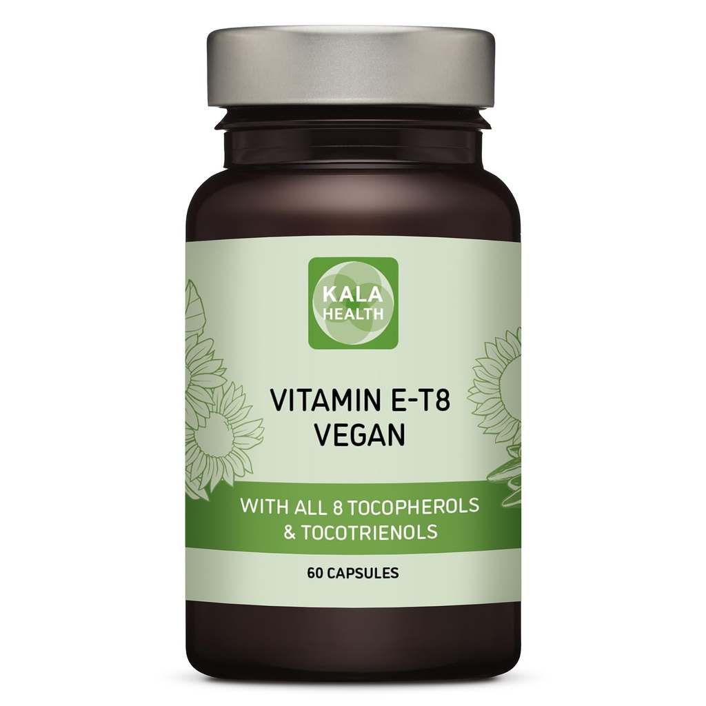 Unieke Veganistische Formule met alle 8 Tocoferolen en Tocotrienolen Vitamine E 