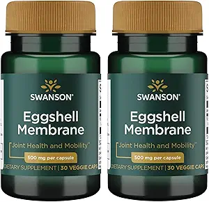 Swanson Eierschaal Membraan 500 mg 30 Veg Caps (2 Pack)