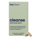 Haar eigen Cleanse, Gentle Detox, Ondersteunt Gezonde Gut, Ocean Algen Reiniging, Prebiotische/Probiotische Blend, Reiniging Herbal Blend, Gluten en Soja Vrij, Vegan, 60 Capsules, 30 Servers, Multicolor