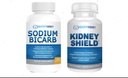 Nierschild Omega-3 Visolie en natriumbicarb 2 Pack Bundle Ondersteuning Normale Nierfunctie & zuurniveaus