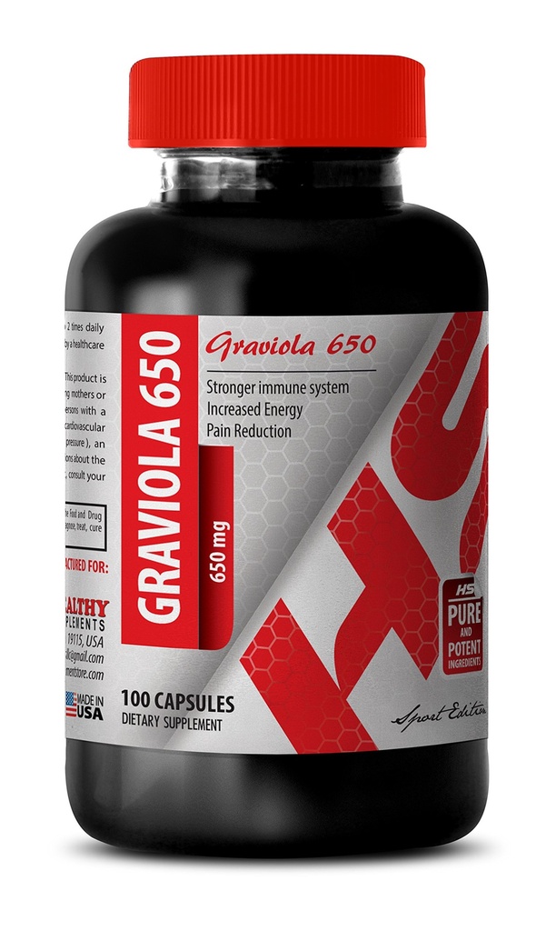 GRAVIOLA Extract - Plant Support, Wellness, Body Balance, Graviola Fruit Powder, Natural Extract, Graviola Tropical, Juice Benefits, Organic Capsules, Lifestyle Support, Lifestyle Support, 1Bot