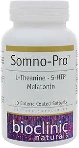 Bioclinique Naturals, Somno-Pro 90 gels avec Mélatonine, 5HTP et L-Theanine