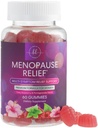 Menopauze supplementen voor vrouwen - volledige natuurlijke milde hot flashes & night Sweats ondersteuning, multi voordeel Menopauze relief Gummy, ondersteuning voor evenwicht & energie, glutenvrije & niet-GMO - 60 Gummies