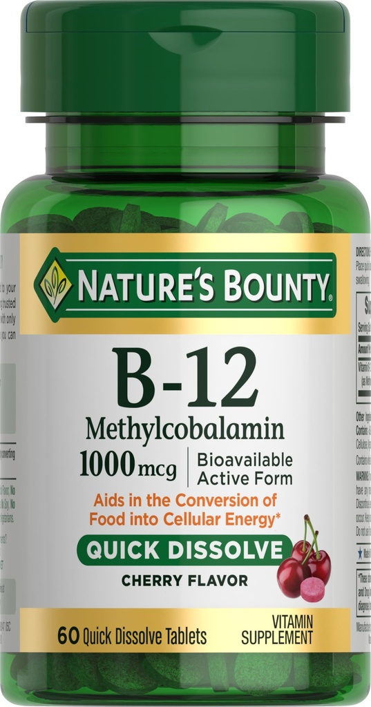 Bounty Vitamine B12 van de natuur, 60 Tellingen