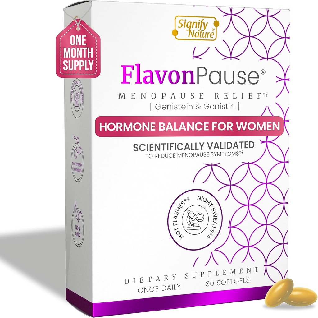 FlavonPause Hot Flashes Menopauze relief 