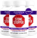 Stone Stopper Capsules, Niersteen Preventie, Calcium Oxalaat Beschermer, Alkalische Citrate Ondersteuning Supplement, Ontwikkeld door Urologen ter ondersteuning van de niergezondheid, 90 dagen levering (360 aantal)