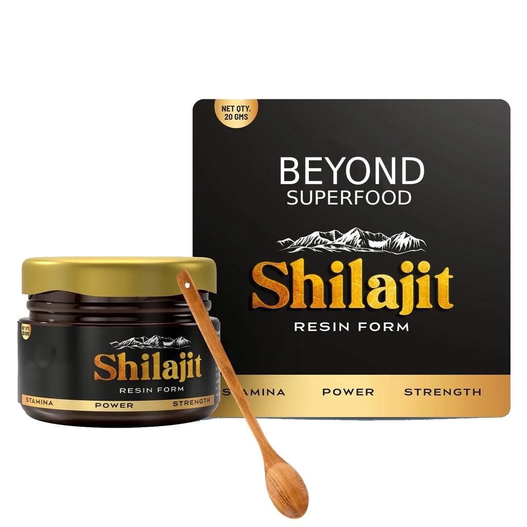 Shilajit Pure Himalayan Organic Resin, 600mg Maximum Potency Natural Formula with Minerals, Fulvic Acid for Energy, Immune Support, 30 Grams