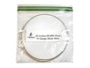 Pure Silver Generator Wires 9999 Silver Electrodes Pre-Cut 24-Inch 14 Gauge Wires 