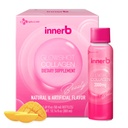 CJwellcare Innerb Glowshot Collagen (10,1 fl oz, 6 portions) - Collagène liquide marin pour les femmes, 3000mg Collagen Peptides, Collagen Shots pour haute absorption, cheveux, peau et ongles Supplément