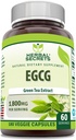 Secrets à base de plantes Extrait de thé vert EGCG 1800 Mg par portion.