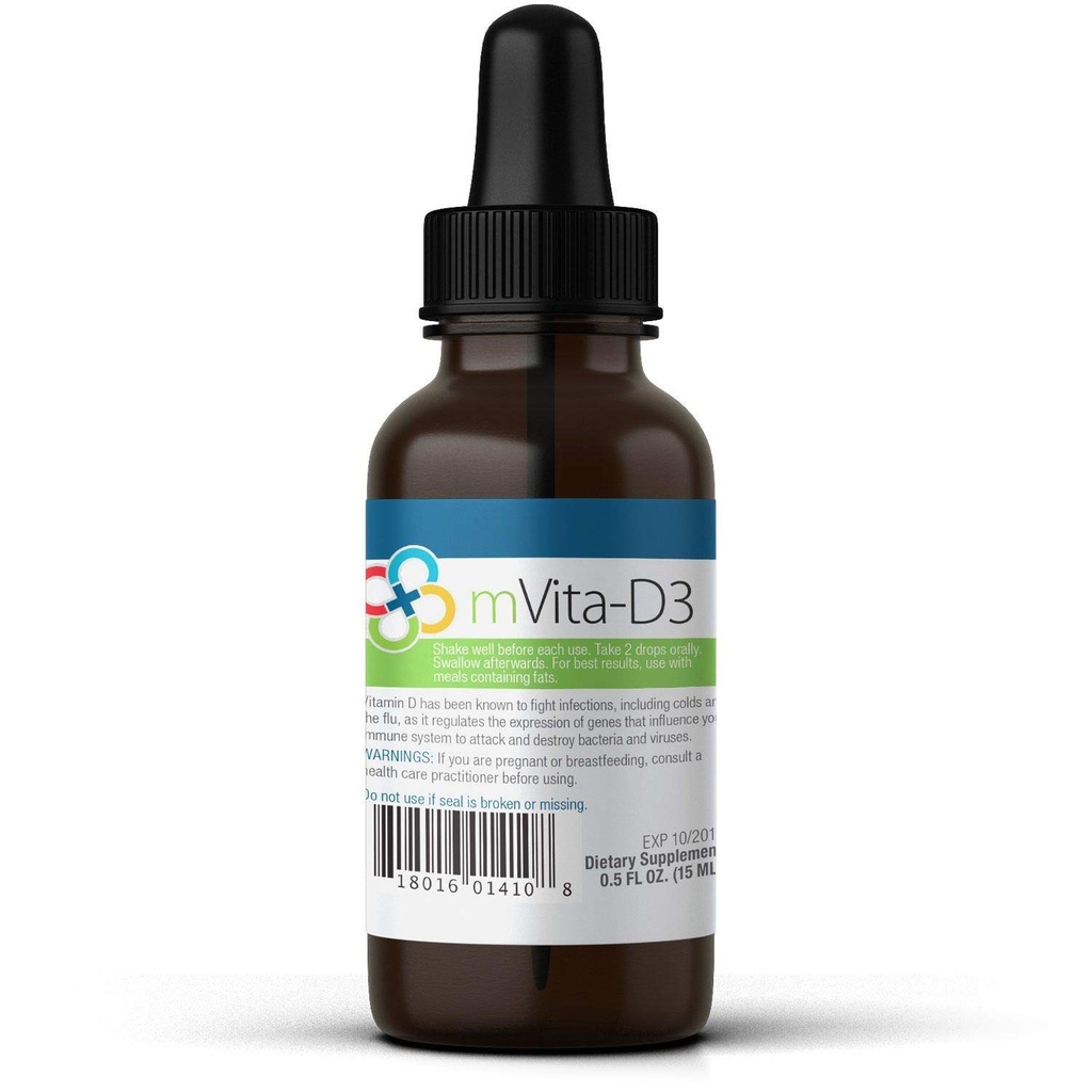 New Premium Vitamin D3 with K2 Liquid Drops – Includes Organic Aloe Vera, Goji for Absorption – Supports Immune & Bone Health – 4,833 IU of D3 & 63mcg of K2 MK7 Per Serving