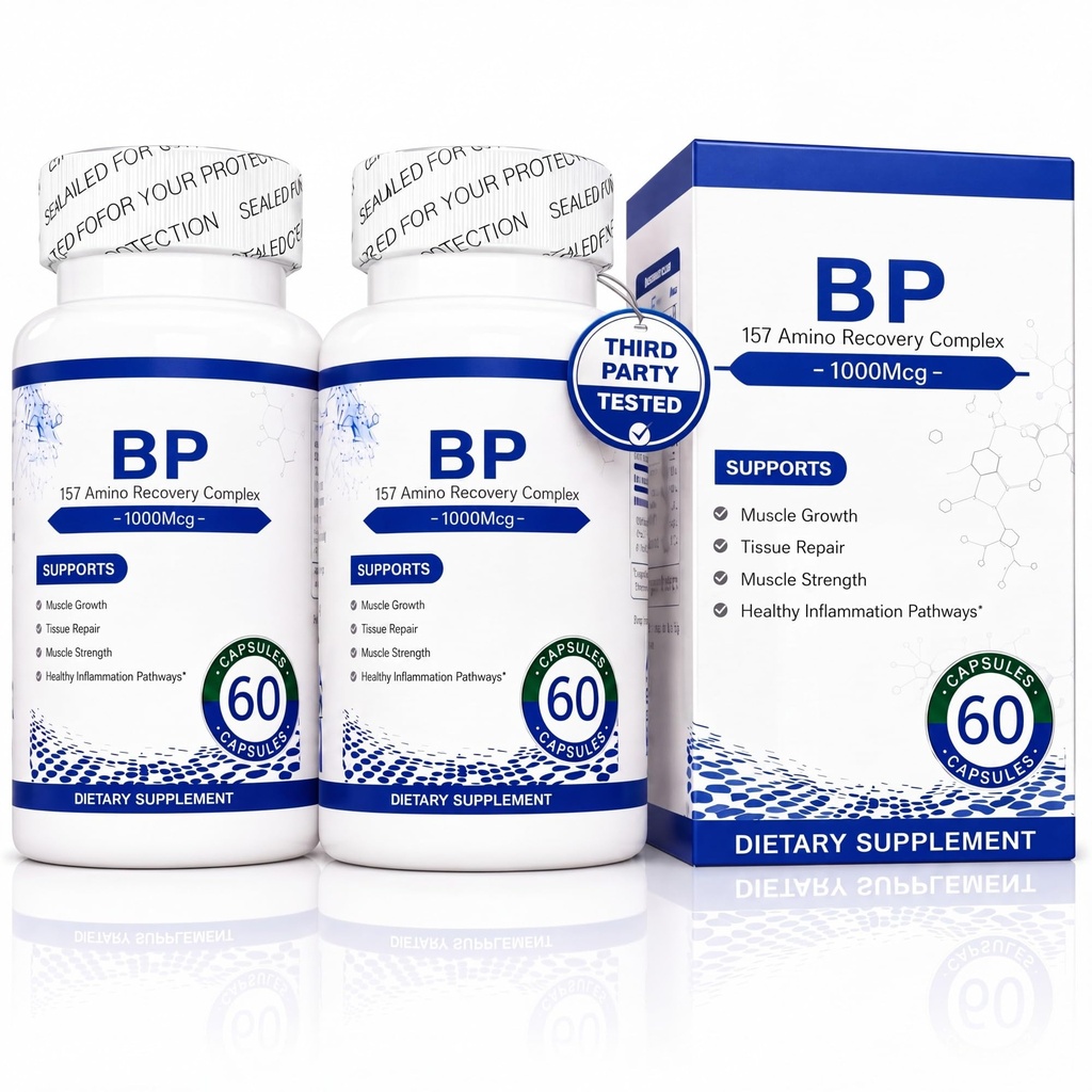 Advanced 157 Recovery Complex, Amino Recovery Blend, 120 Count (2 Pack) | Muscle Joint Tissue Support, Gut Health & Post Workout Recovery, Non-GMO, Gluten Free