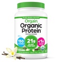 Orgain Organic Vegan 21g Protein Powder, Vanilla Bean, 2.03 lb