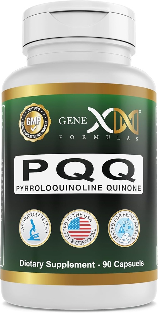 Genex Formules 20mg PQQ Pyrroloquinoline Quinon (90 Capsules) 