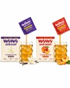 VeryVery Good Sleep & Good Energy Tea Crystals Bundle – Vanilla Taro Sleep Tea with Chamomile & Melatonin + Sweet Peach Energy Boost with Green Tea & L-Theanine – Non-Groggy, No Jitters Wellness Duo