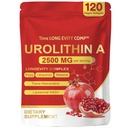 Urolithin A Supplement 2500mg with NAD+, Resveratrol, CoQ10 & PQQ, High Potency 5-in-1 Longevity Formula, Mitochondrial Support for Healthy Aging, Energy & Muscle Strength, 120 Softgels