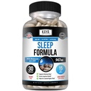 Kaya Naturals - Slaapondersteuning Formule met Melatonine - Hulp Ondersteuning Vitamine Supplement - Slaapstress en Mood Ondersteuning - L-Tryptofaan, Passie Bloem, Ashwagandha en Meer (30 Tellen)