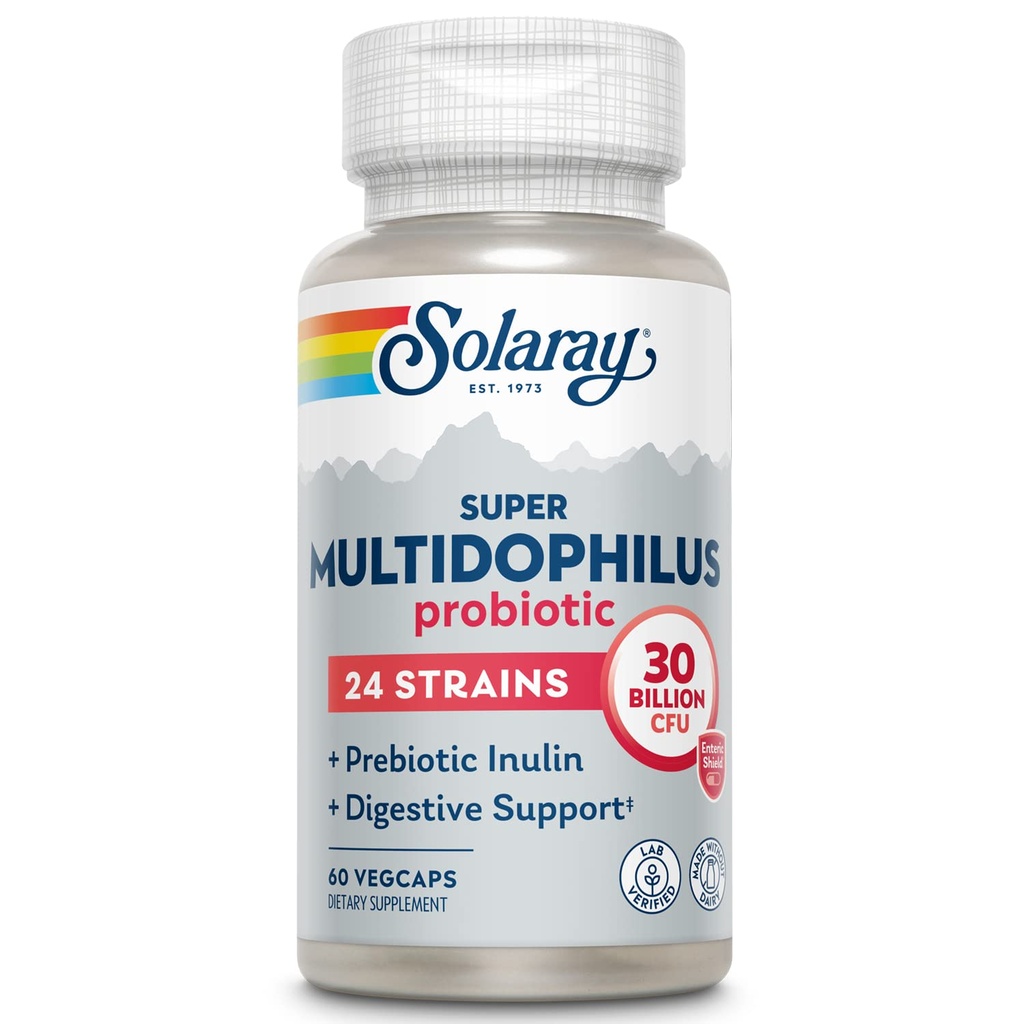 SOLARAY Super Multidophilus 24 Strain Probiotic 