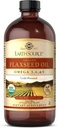 Solgar Earth Source Organic Flaxseed Oil - 16 fl oz - Cold Pressed - Omega 3, 6 & 9 - USDA Organic, Non-GMO, Gluten Free - Ongeveer 31 porties