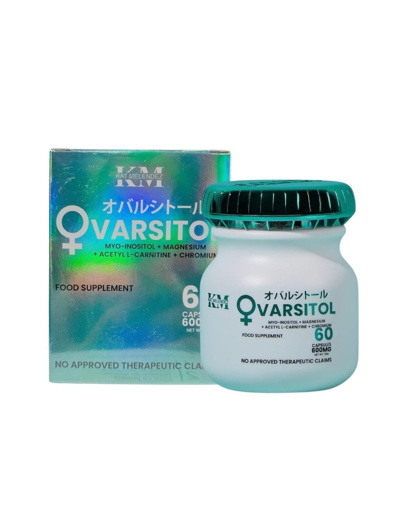 KAT Melendez OVARSITOL Women’s Hormone Balance Supplement | Myo-Inositol + Magnesium + Acetyl L-Carnitine + Chromium - 60 Capsules