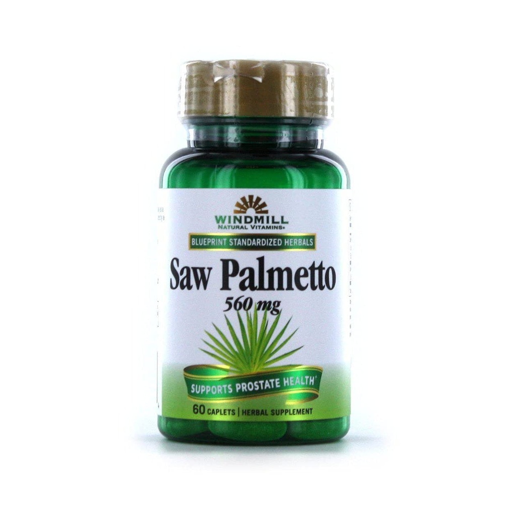 Plantes de moulin à vent scie palmetto 320 mg complément alimentaire caplets - 60 ea