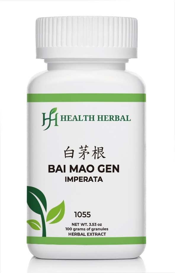 HH1055 Bai Mao Gen/Lalang Grass Rhizome, Granule, 100 Grams/Bottle