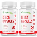 (2 Pack) Gluco Capsules, Official Glykonex Pro Gluco Pills with All Natural Ingredients, Maximum Strength Glykonix Supplement Vitamins Supporting Optimal Wellness and Health Naturally (120 Capsules)
