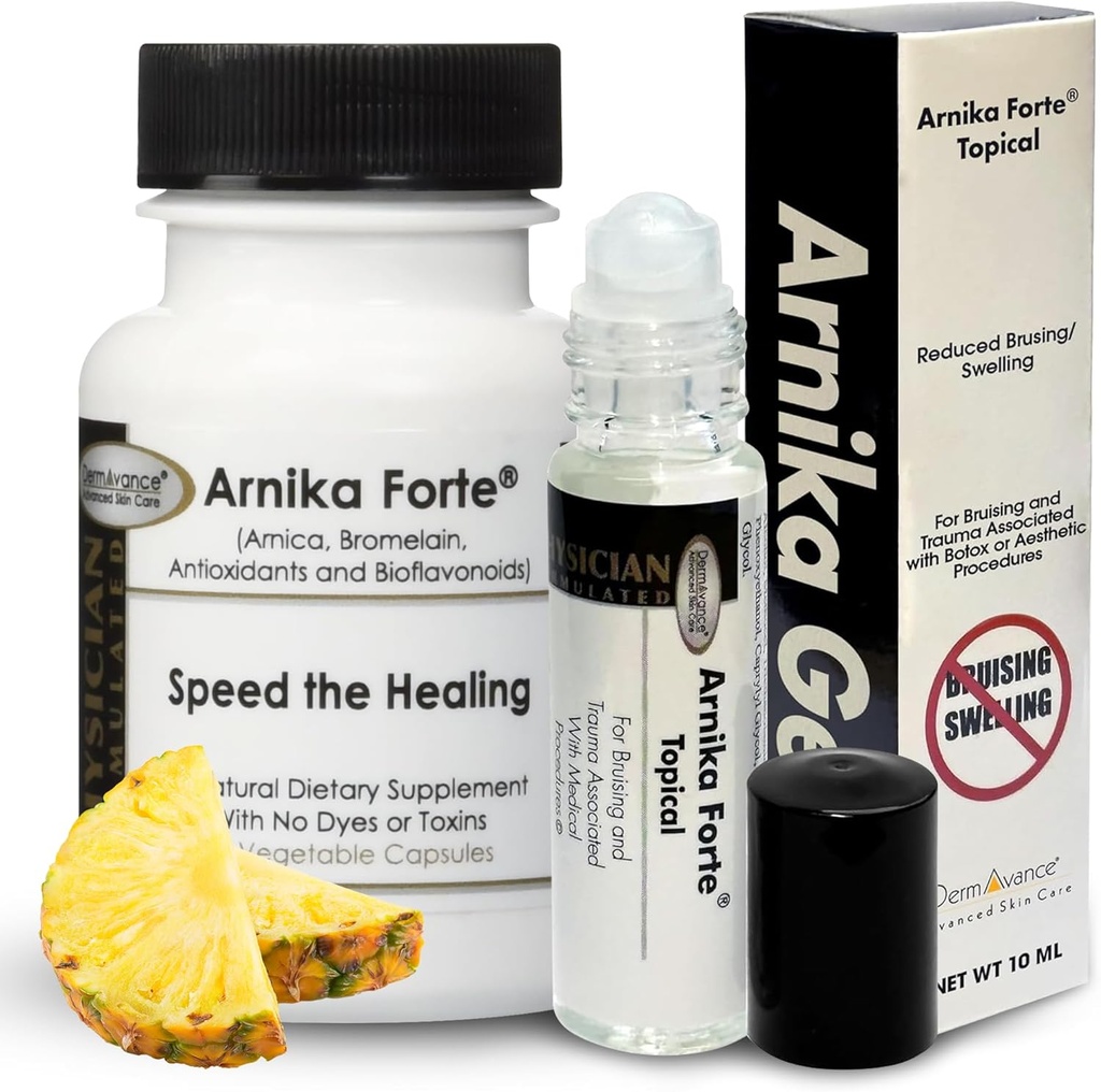 Terugwinningsbundel - Arnica Capsules & Gel voor kneuzingen en zwellingen - Post-Surgery, cosmetische procedure en letselherstel Essentials
