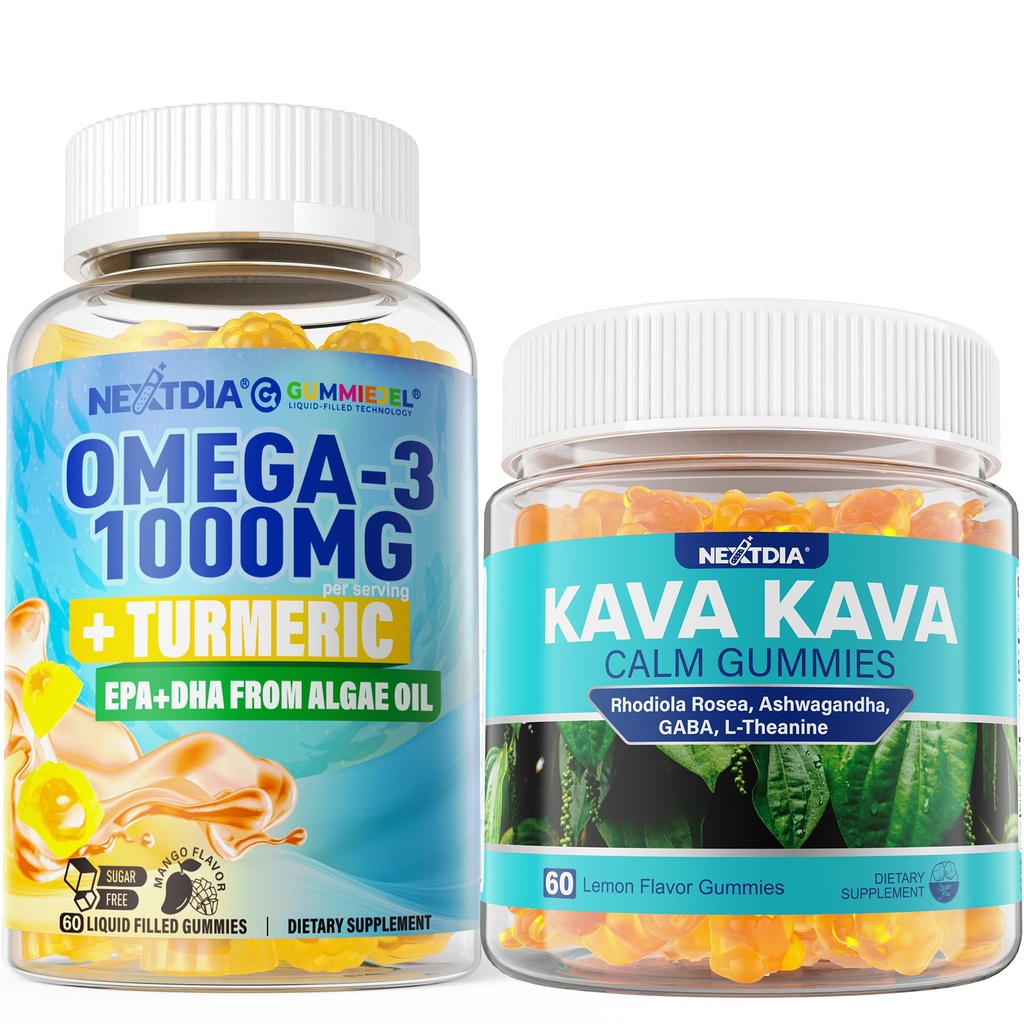 Omega3 + Kurkuma, Kava Calm Gummies