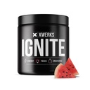 Xwerks Ignite Watermelon Pre Workout Powder, Natural Keto Pre Workout pour les femmes et les hommes avec l'énergie explosive, sans gluten mélange pour l'endurance et l'endurance, 150mg caféine, 30 portions