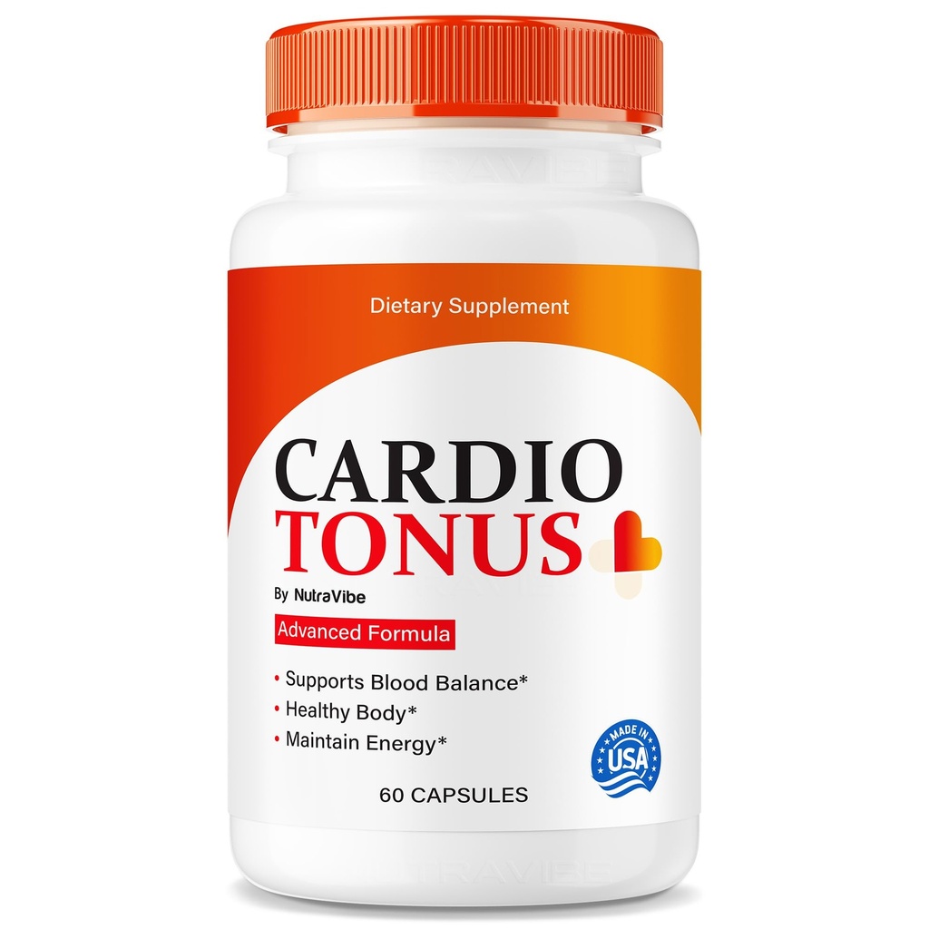 Cardio Tonus – CardioTonus Capsules with Natural Ingredients | Premium Formula to Support Energy, Healthy Circulation and Balanced Levels | Easy-to-Take Pills, 30 Day Supply (60 Capsules)