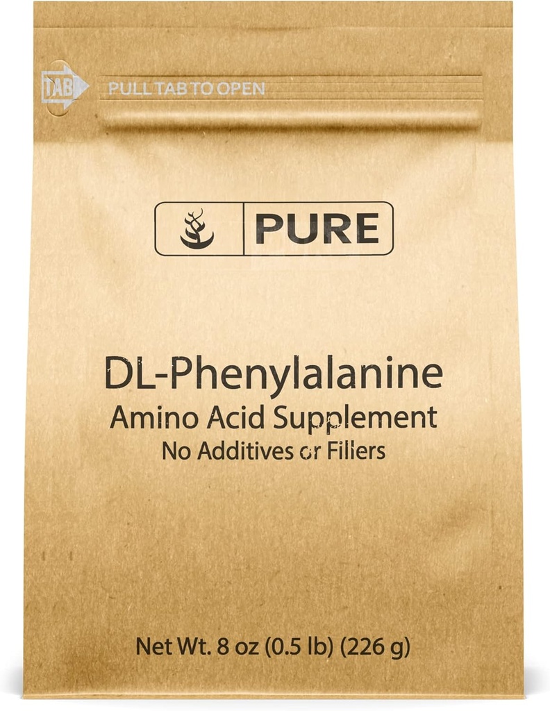 Pure Original Ingrediënten DL-Fenylalanine Poeder (8 oz) Altijd zuiver, Geen Fillers of Additieven